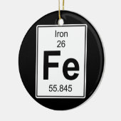 Fe - IJzer Keramisch Ornament (Links)