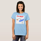 Fe-mannetje is Iron Man T-shirt (Voorkant volledig)