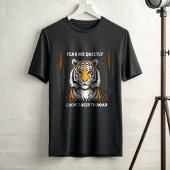 Fear Me Quietly – Silent Strength Tiger Alpha Tri-Blend Shirt