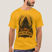 Fear Night" Grim Reaper Halloween T-Shirt (Devant)
