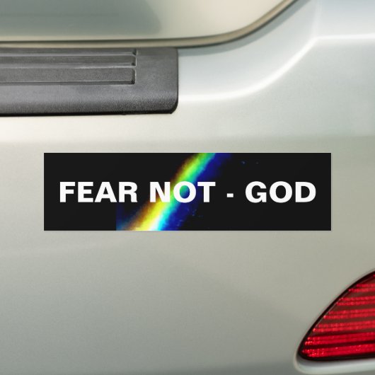 FEAR NOT - GOD BUMPERSTICKER (Op auto)