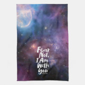 FEAR NOT, I AM with you - Isaiah 41:10 Christelijk Theedoek (Verticaal)