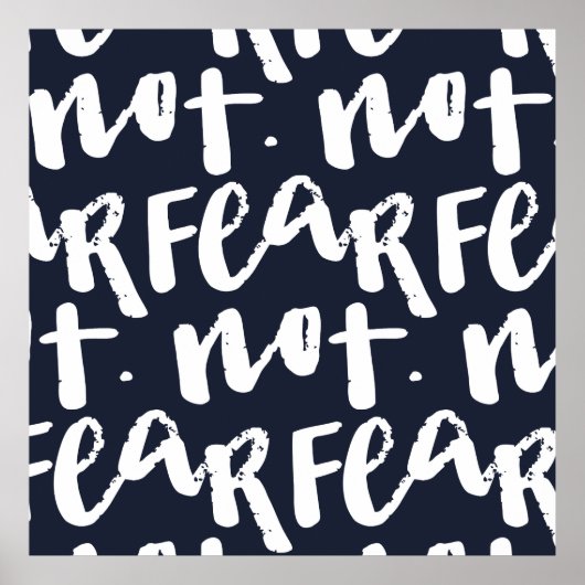 Fear not poster (Voorkant)