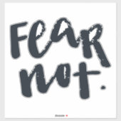Fear not sticker (Vel)