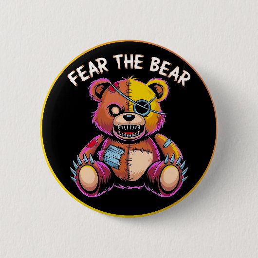 Fear the Bear Button (Voorkant)