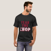 Fear The Chop €“ Baseball T-shirt (Voorkant volledig)