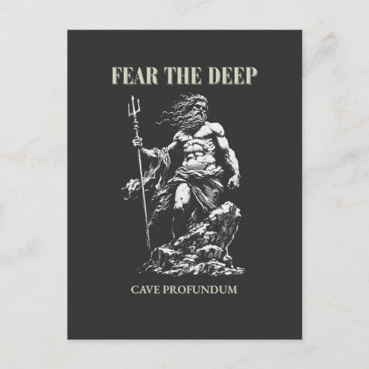 Fear the Deep – Poseidon Mythic Briefkaart (Voorkant)