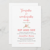 Fearful and Wonderful Fade Sip and See Invitation (Devant / Derrière)
