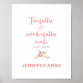 Fearful and Wonderful Made Nursery Poster (Voorkant)
