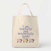 Fearful en Wonderful Made - Blauw Tote Bag (Voorkant)