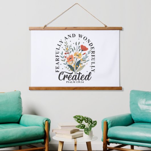 Fearful en Wonderful Made Hangend Wandkleed (Woonkamer)