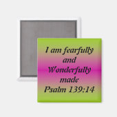 Fearful en Wonderful Made Magneet (Voorkant / Achterkant)