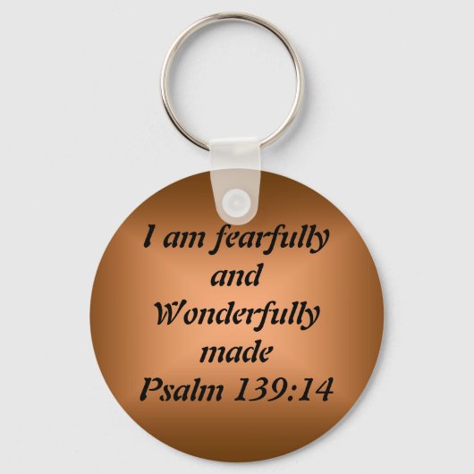 Fearful en Wonderful Made Sleutelhanger (Voorkant)