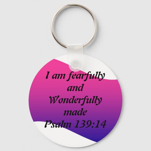 Fearful en Wonderful Made Sleutelhanger (Voorkant)
