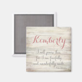 Fearful & Wonderful Made - Ps. 139:14 Magneet (Voorkant / Achterkant)