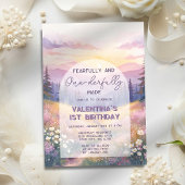 Fearfully and Onederfully Made Girl First Birthday Kaart