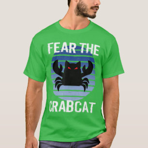Fearhe Crabcat Grappige Krab kat Cryptid Cryptozoö T-shirt