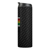 FEARLESS Christelijk Scripture Psalm 27 Black Thermosbeker (Geroteerd rechts)