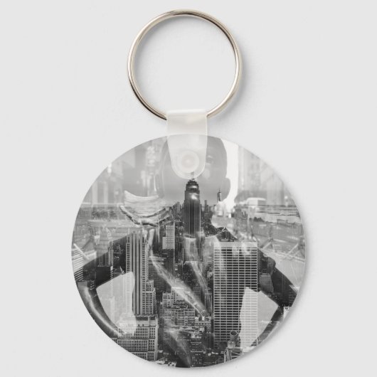 Fearless City Sleutelhanger (Voorkant)