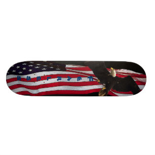 "Fearless" Eagle/US-vlagskateboard Skateboard