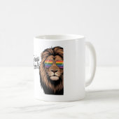 Fearless & Fabearless Pride Lion mug (Devant droit)