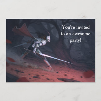 Fearless Knight's verjaardagsfeest Kaart