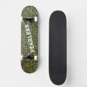 FEARLESS Light Green Leopard Wild Animal Print Skateboard (Voorkant)