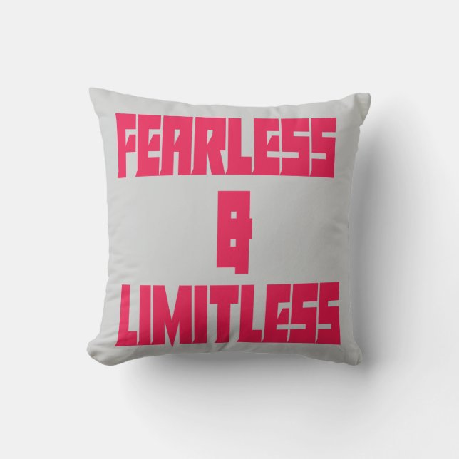 Fearless & Limitless Kussen (Voorkant)