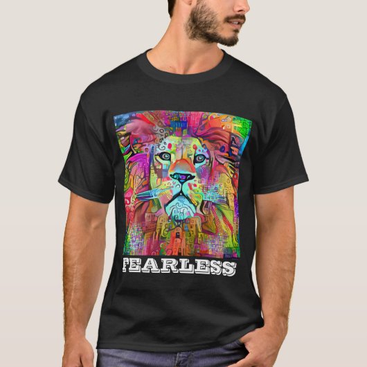 FEARLESS LION PATRIOT T SHIRTS T - SHIRTS (Voorkant)