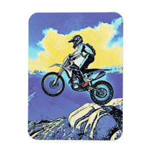 Fearless - motorcrosser magneet