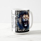 Fearless Roar – Bold Lion Koffiemok (Voorkant rechts)