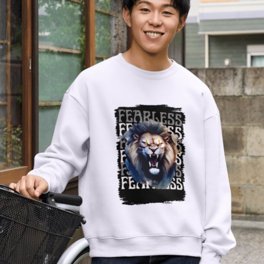 Fearless Roar – Bold Lion  Trui