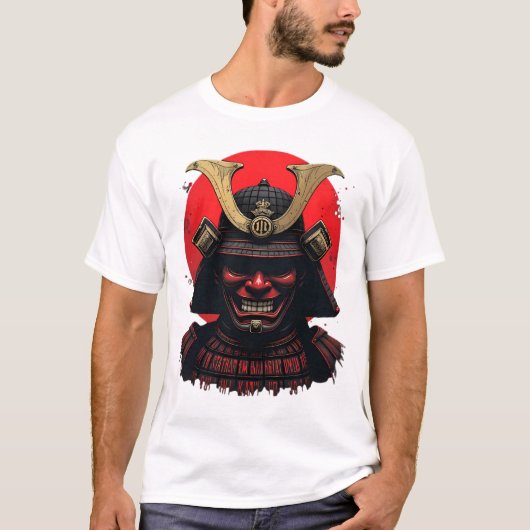 ⚔️ Fearless Samurai – Warrior of the Rising Sun T-shirt (Voorkant)