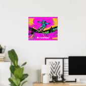 Fearless - Snowboarder Poster (Thuiskantoor)