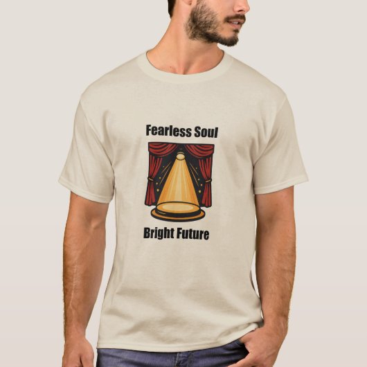 Fearless Soul Bright Future Moed Optimisme T-shirt (Voorkant)