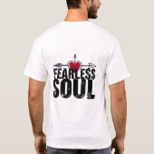 Fearless Soul: Pijl door het hart T-shirt (Achterkant)