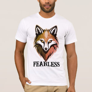 Fearless Wolf T-shirt – Freefit Premium Cotton Sli