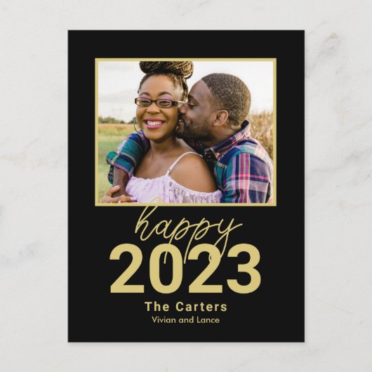 Fearless Year EDITABLE COULEUR Nouvel An Carte pos (Devant)