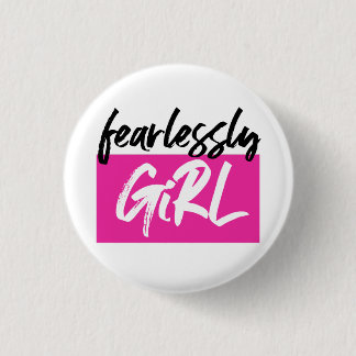 FearlessGiRL Logo Ronde Button 3,2 Cm