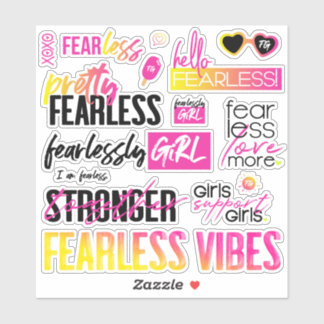 FearlessGirl - Tropisch Sticker