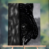 Fearlessly Watching – Hand-Drawn Wolf (Neutre)