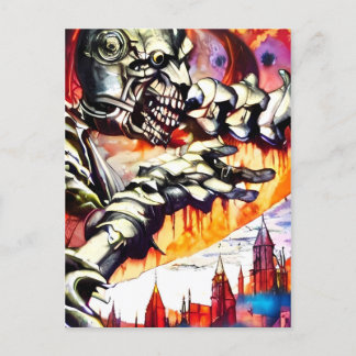 Fear's Ravager beroemd gemaakt door Ken Gage Art Briefkaart