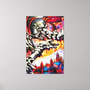 Fear's Ravager beroemd gemaakt door Ken Gage Art Canvas Afdruk