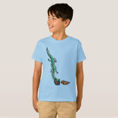 Fearsome Dragon Doodle Art T-shirt (Devant entier)
