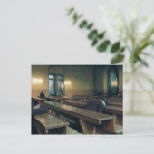 Feast Day in de Pio Albergo Trivulzio, 1892 Briefkaart (Staand voorkant)