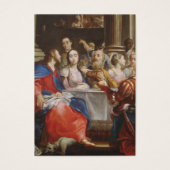 Feast in Cana Wedding Heilige Kaart (Voorkant)