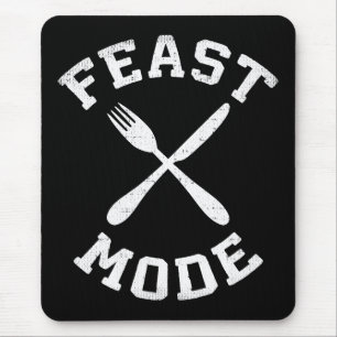 Feast Mode - Bulking - Eten, Honger - Grappige Nie Muismat