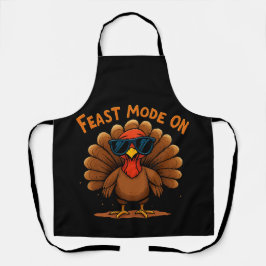 Feast Mode On Apron Schort
