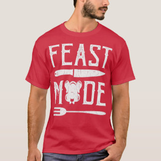 Feast Mode Turkey Retro  T-shirt