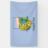 Feast of St. David Daffodils Spandoek (Verticaal)